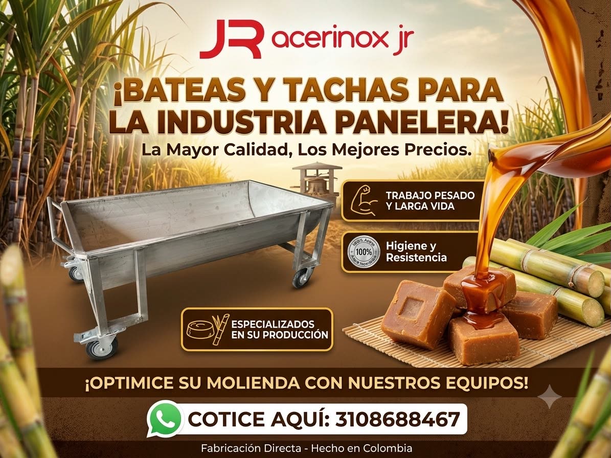 Tachas de temple para la industria panelera
